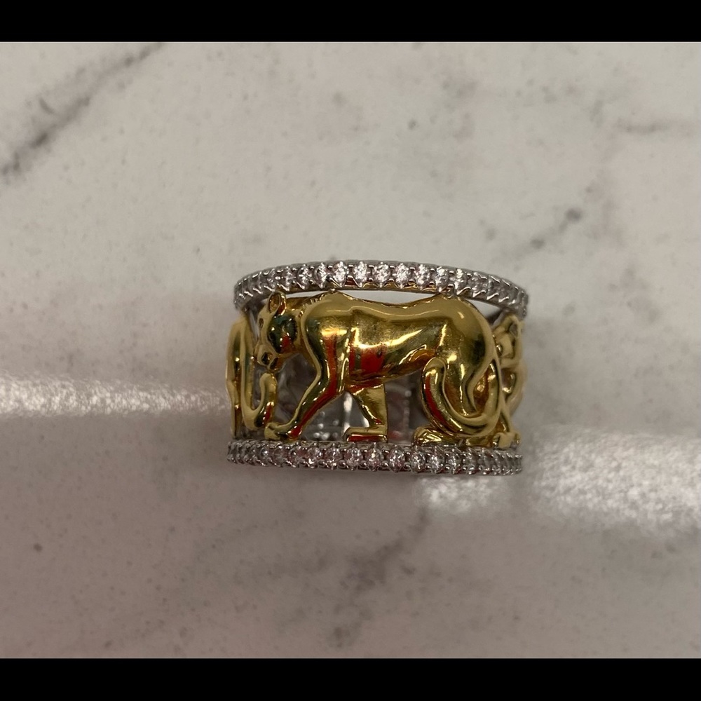 Diamonique ring